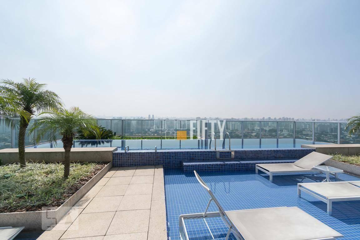 Studio com 1 dormitório para alugar, 41 m² por R$ 5.050/mês – Brooklin – São Paulo/SP