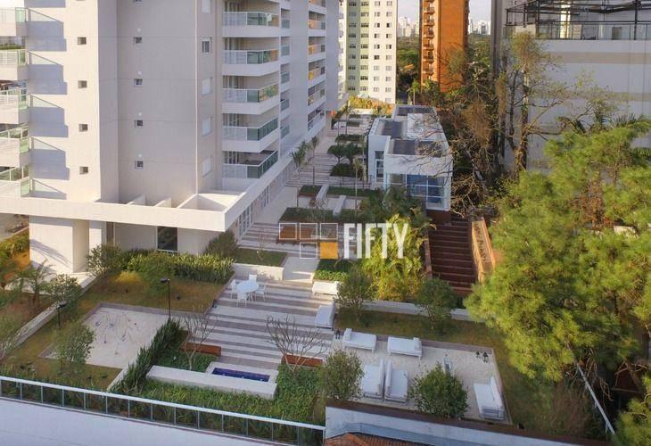 Studio com 1 dormitório para alugar, 41 m² por R$ 5.050/mês – Brooklin – São Paulo/SP