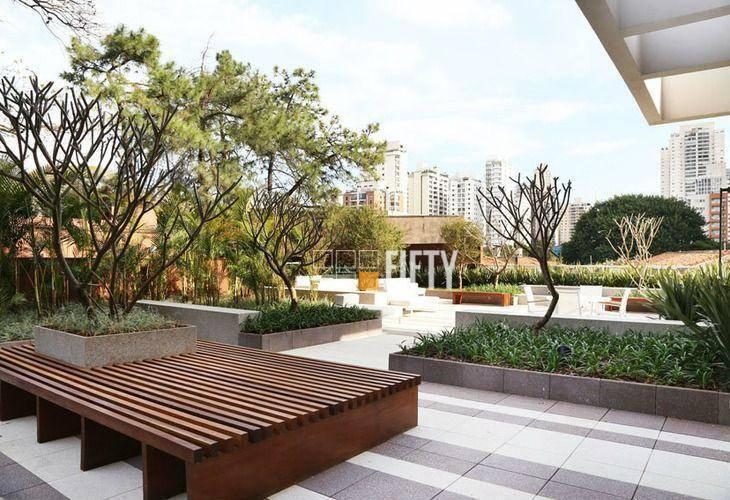 Studio com 1 dormitório para alugar, 41 m² por R$ 5.050/mês – Brooklin – São Paulo/SP