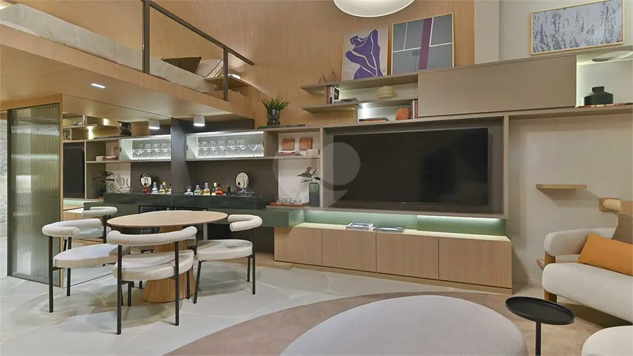 Apartamento com 1 quarto à venda em Brooklin – SP