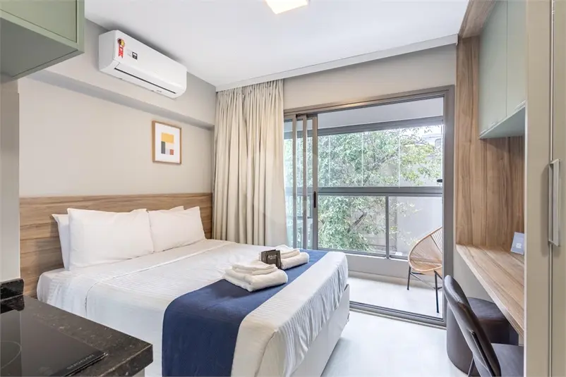 Studio com 1 quarto à venda ou para alugar em Moema – SP