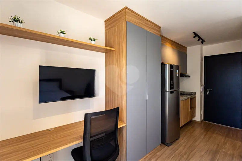 Studio com 1 quarto para alugar em Brooklin – SP
