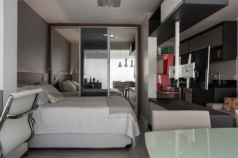 Apartamento com 1 quarto à venda ou para alugar em Brooklin – SP
