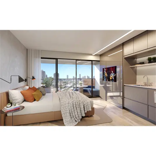 Apartamento com 1 quarto à venda em Moema – SP