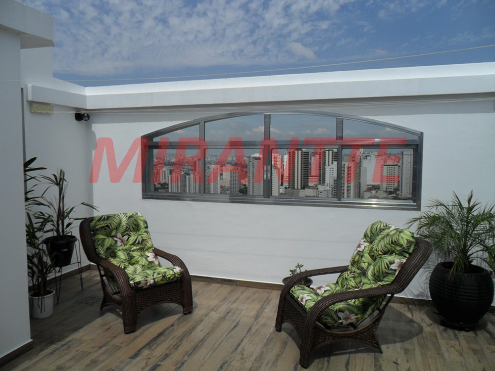 Cobertura de 124m² com 3 quartos em Santana