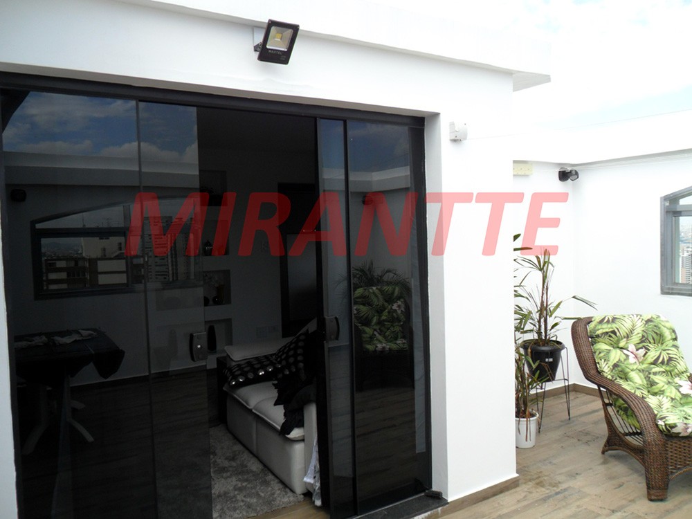 Cobertura de 124m² com 3 quartos em Santana