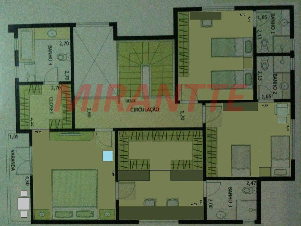 Sobrado de 513m² com 4 quartos em Jardim Bibi