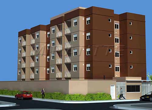 Apartamento de 49m² com 2 quartos em Jardim Brasil