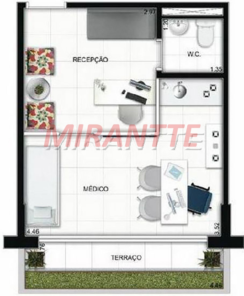 Comercial de 30m² em Santana