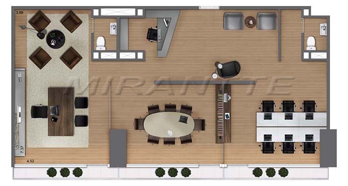 Comercial de 42m² em Brooklin