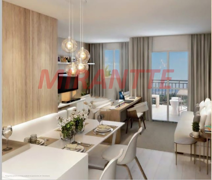 Apartamento de 52m² com 2 quartos em Santana