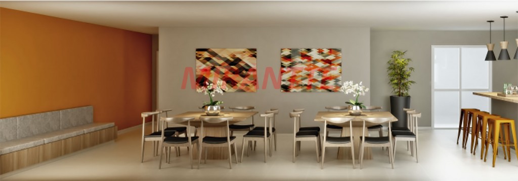 Apartamento de 52m² com 2 quartos em Santana