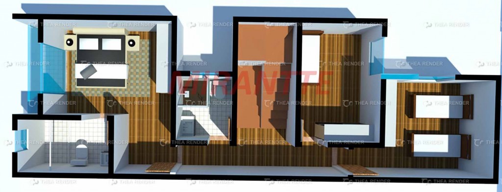 Cond. fechado de 143m² com 3 quartos em Vila Albertina
