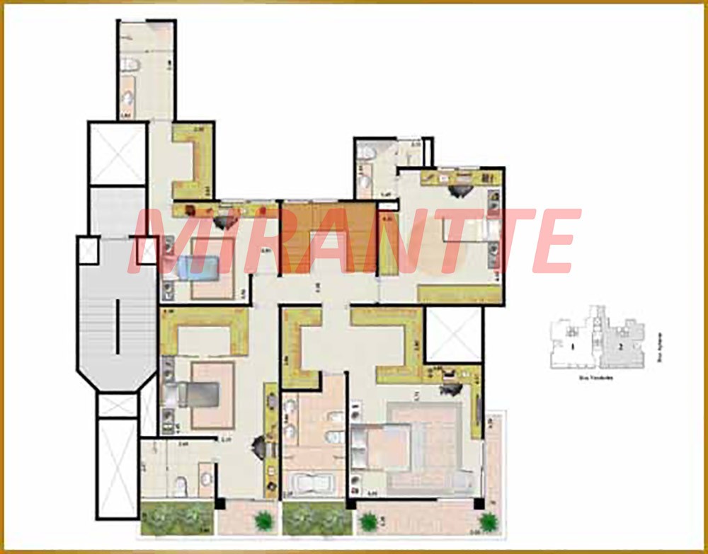 Apartamento de 220m² com 3 quartos em Pompéia
