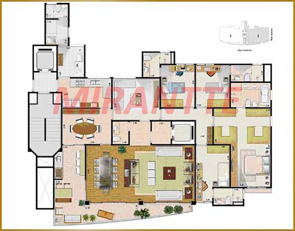Apartamento de 220m² com 3 quartos em Pompéia