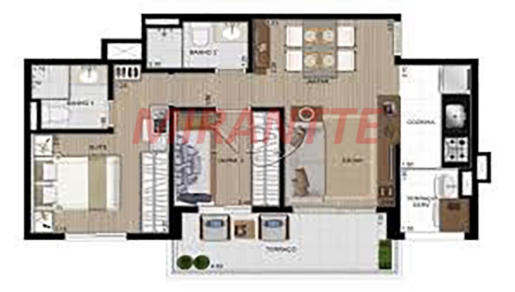 Apartamento de 75m² com 2 quartos em Vila Mariana