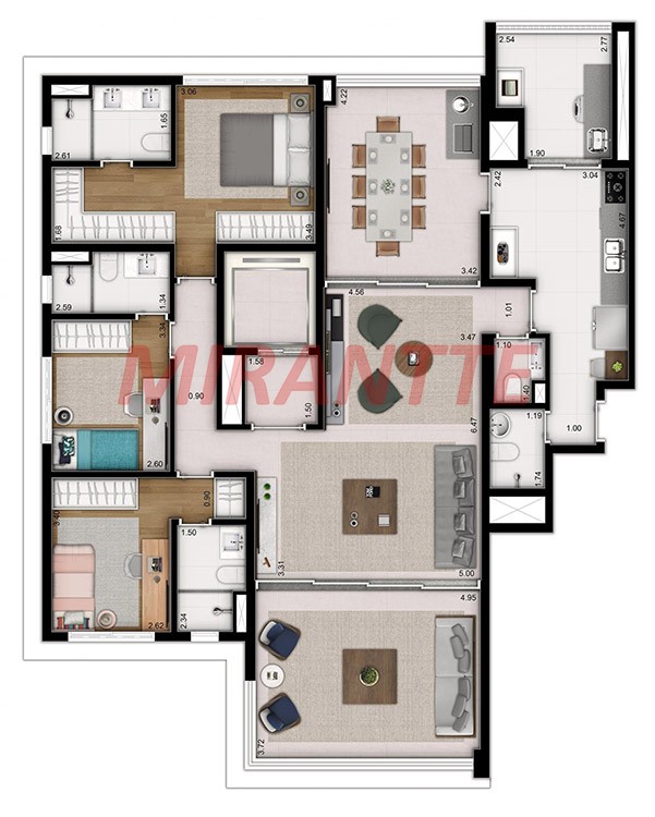 Apartamento de 166m² com 4 quartos em Vila Mariana