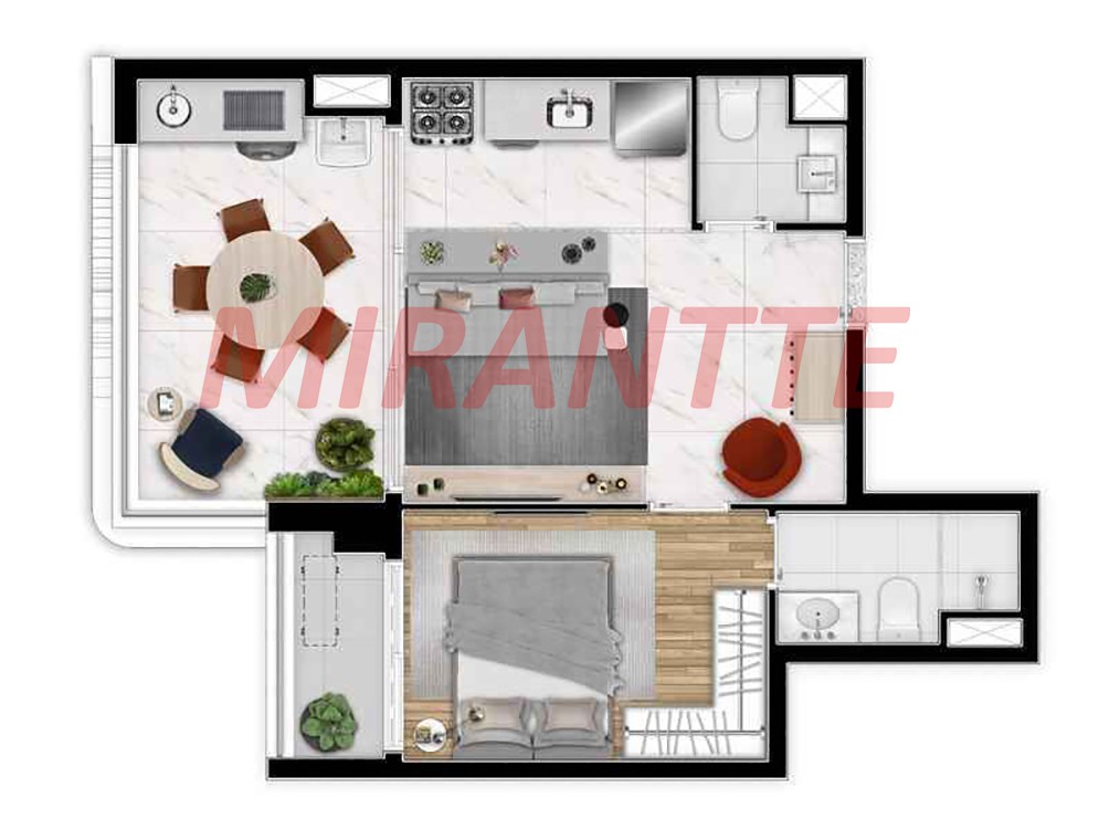 Apartamento de 83m² com 2 quartos em Perdizes