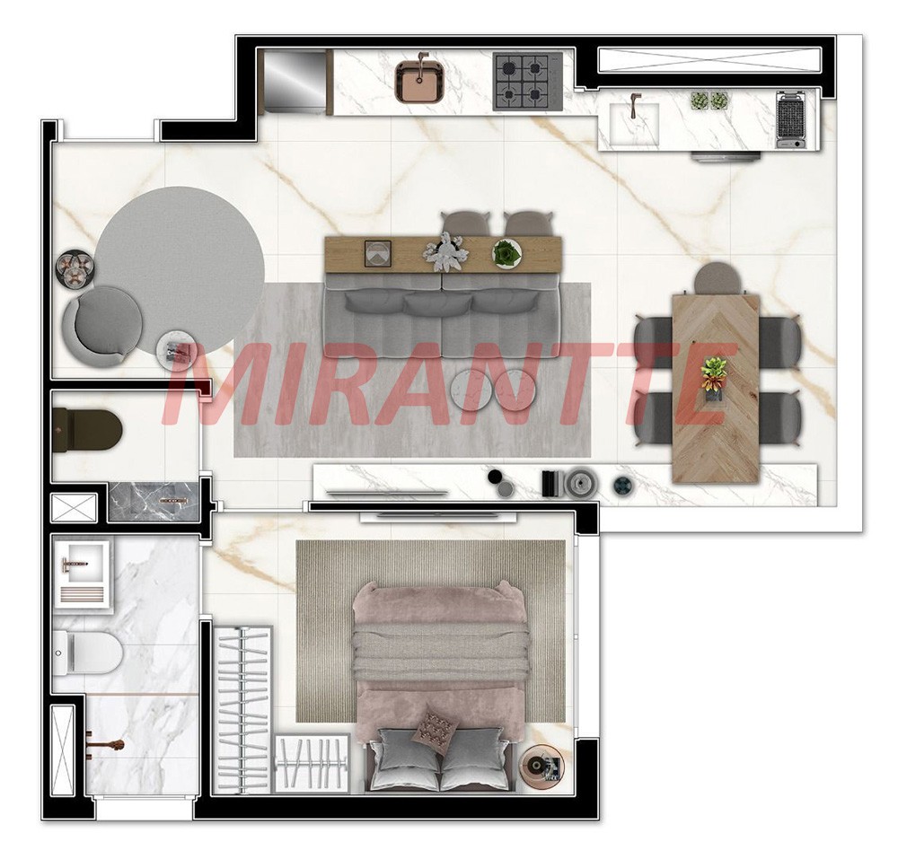 Apartamento de 40m² com 1 quarto em Vila Mariana