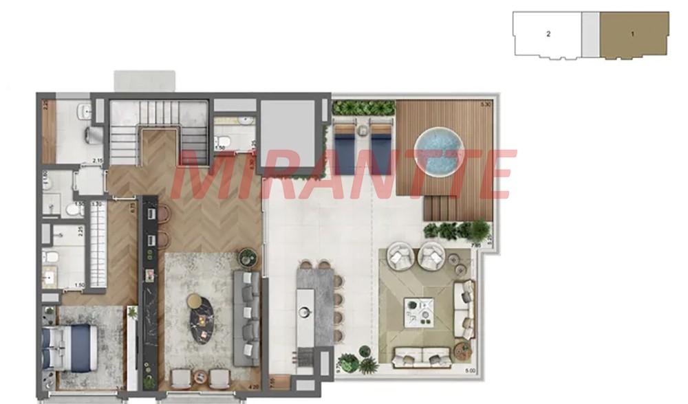 Apartamento de 166m² com 3 quartos em Campo Belo