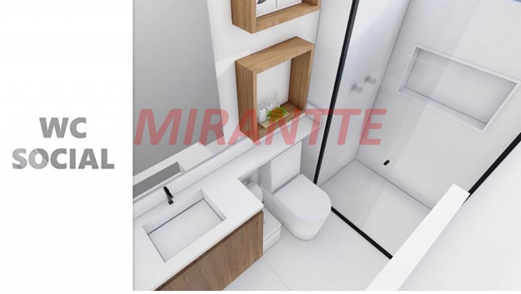 Apartamento de 60m² com 2 quartos em Parada Inglesa