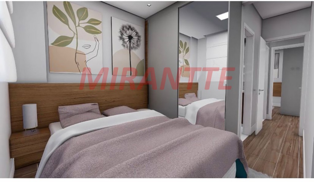 Apartamento de 56m² com 2 quartos em Parada Inglesa