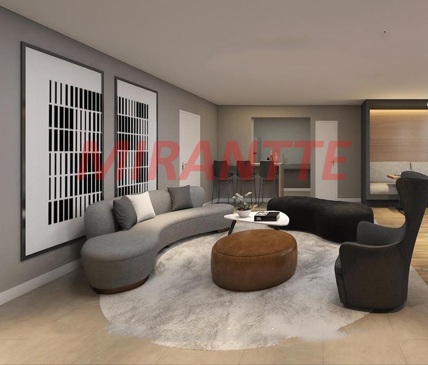 Apartamento de 38.19m² com 2 quartos em Santana