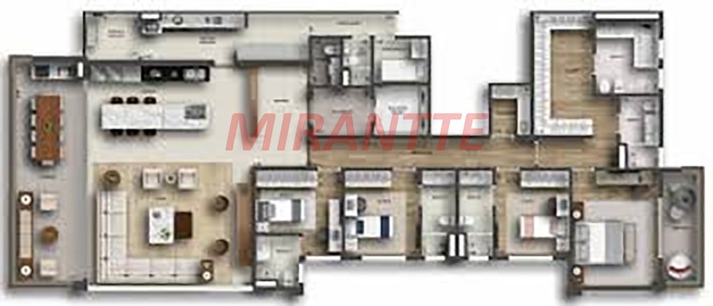Apartamento de 278m² com 4 quartos em Jardim Paulista