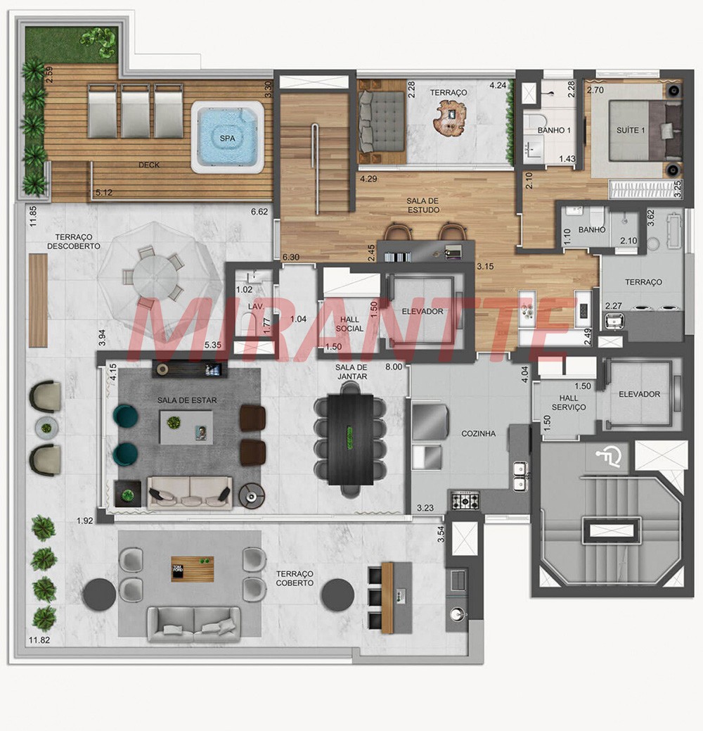 Apartamento de 248m² com 3 quartos em Vila Nova Conceição