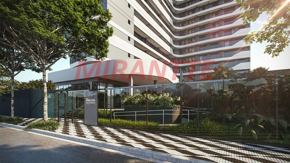 Apartamento de 28m² com 1 quarto em República
