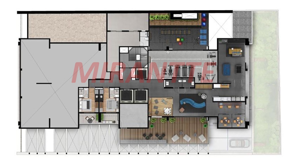Apartamento de 63m² com 1 quarto em Pinheiros