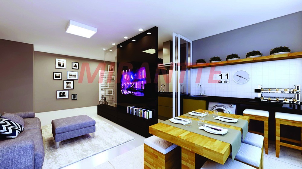 Apartamento de 38m² com 1 quarto em Santana