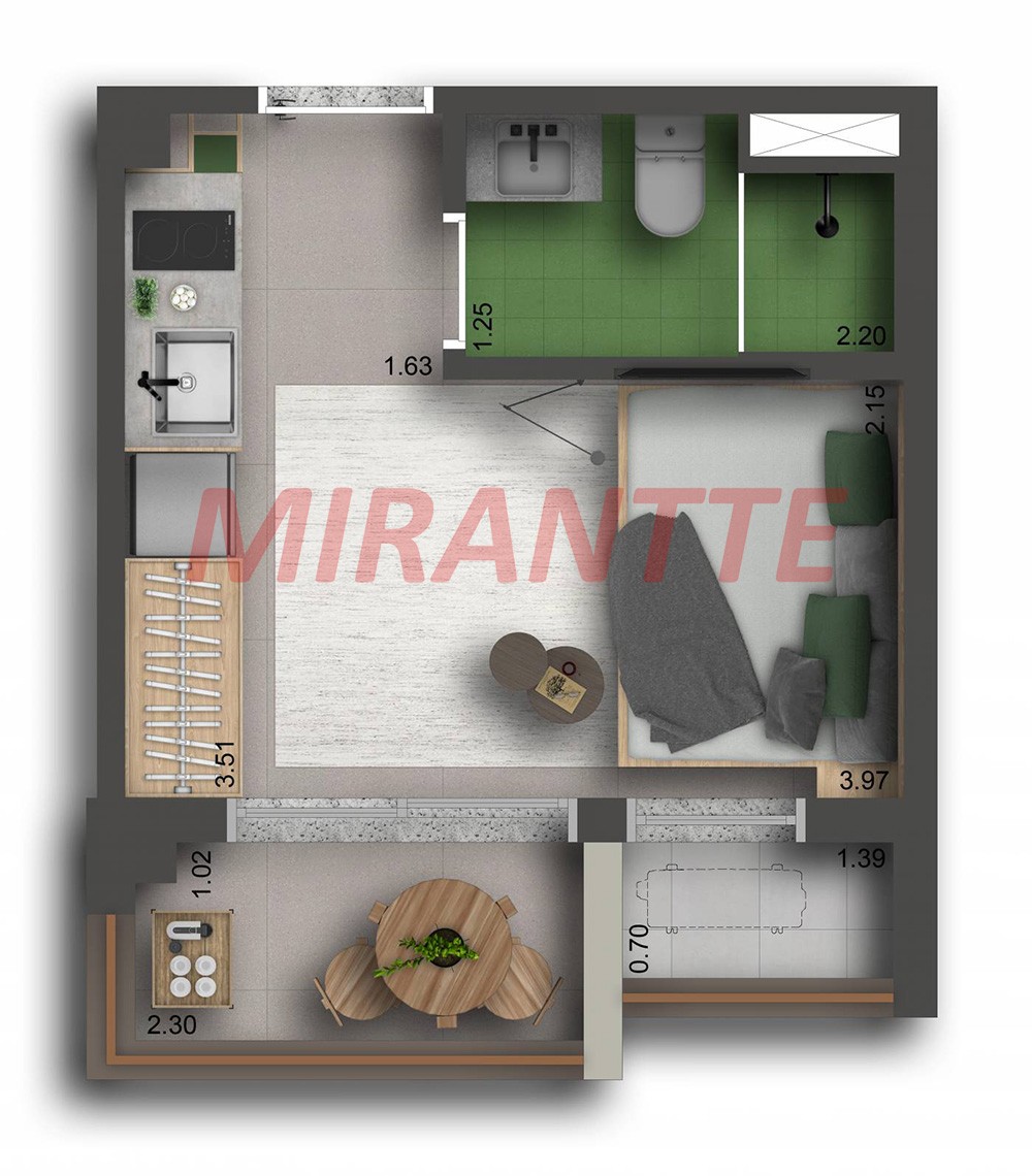 Comercial de 21m² em Jardins