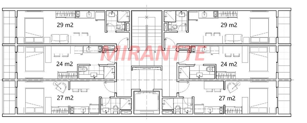 Apartamento com 1 quartos em Jardim São Paulo