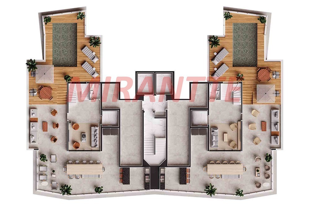 Apartamento de 224m² com 4 quartos em Santana