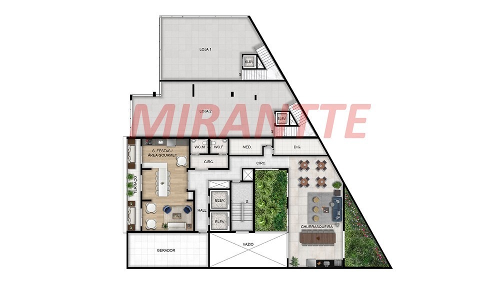 Apartamento de 28m² com 1 quartos em Santana
