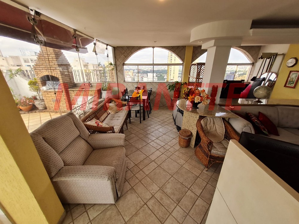 Cobertura de 102m² com 3 quartos em Santana