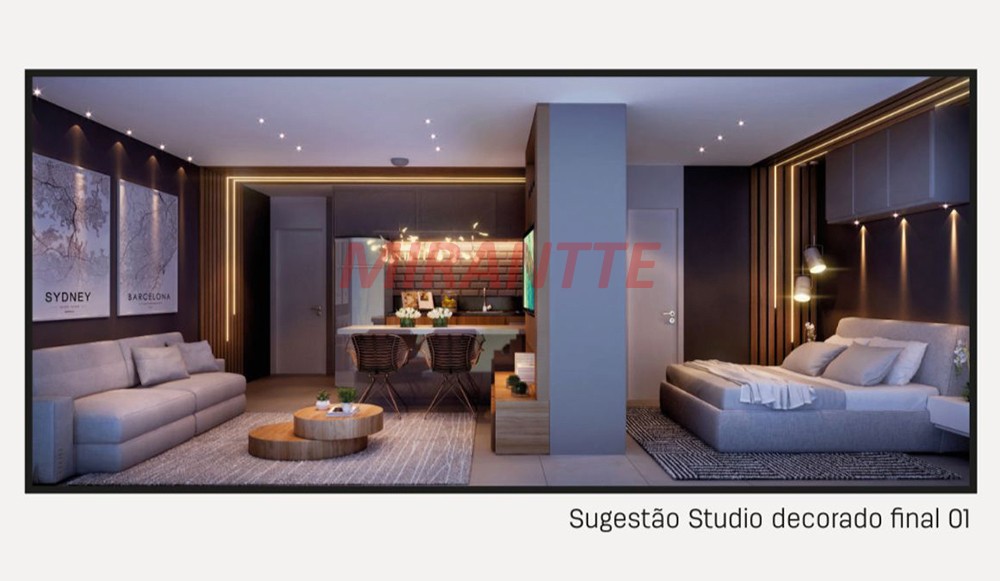 Apartamento de 24m² com 1 quartos em Santana