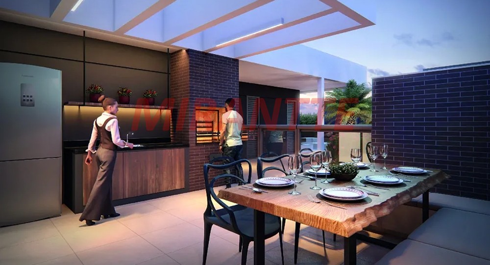 Apartamento de 43m² com 2 quartos em Jardim São Paulo