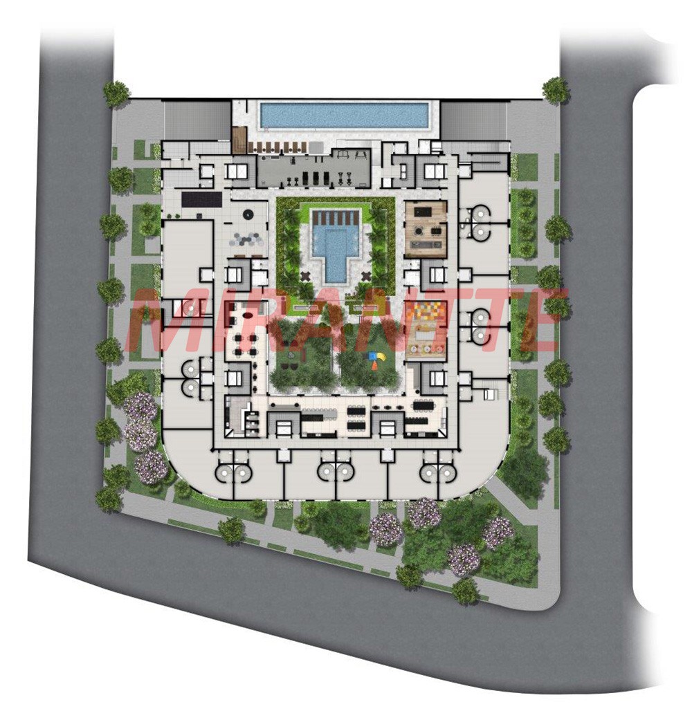 Apartamento com 3 quartos em Santana
