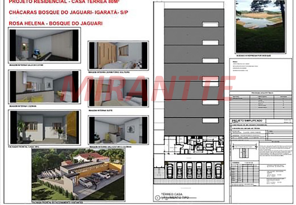 Casa terrea de 80m² com 2 quartos em Porto Alpina
