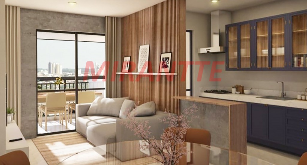 Apartamento de 61m² com 2 quartos em Vila Endres
