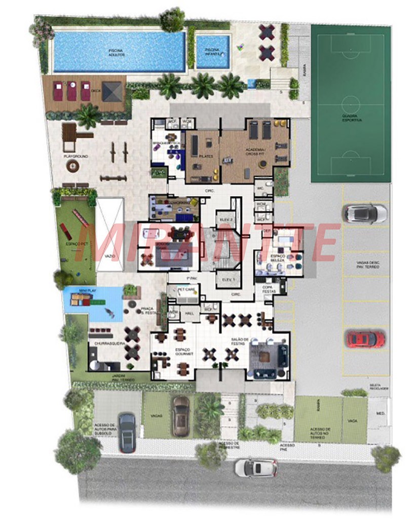 Apartamento de 64m² com 2 quartos em Gopoúva