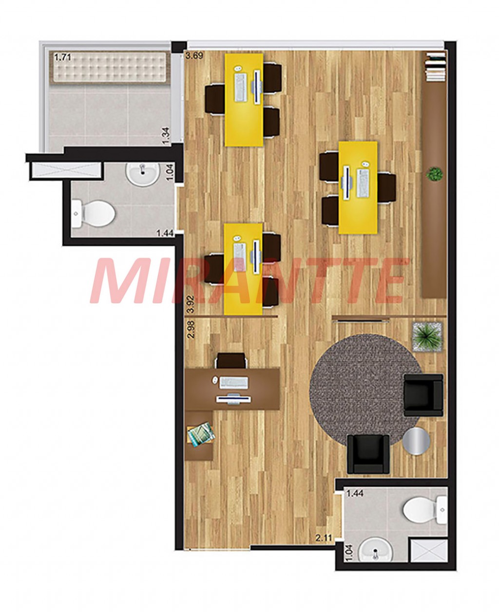 Comercial de 32m² em Perdizes