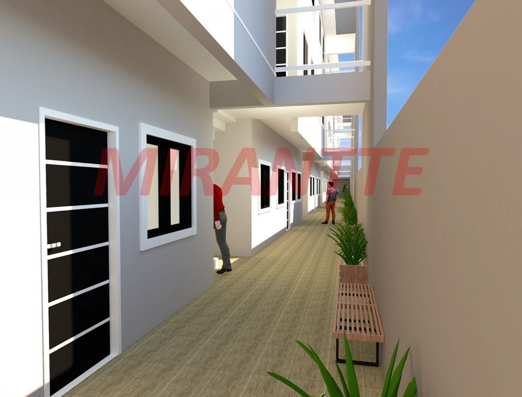 Apartamento de 24m² com 1 quarto em Santana