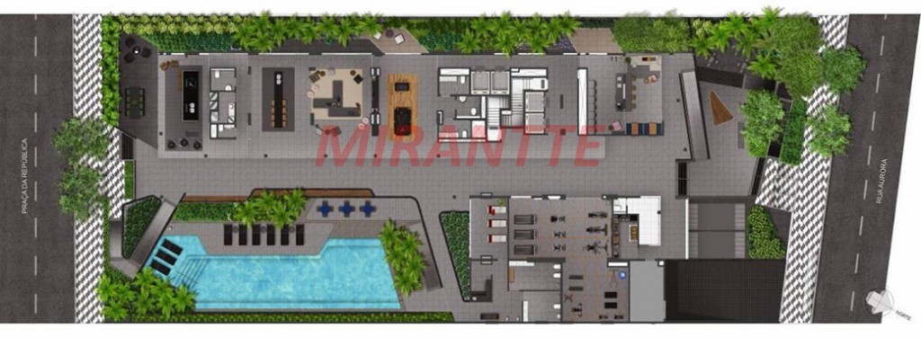 Apartamento de 63m² com 2 quartos em República
