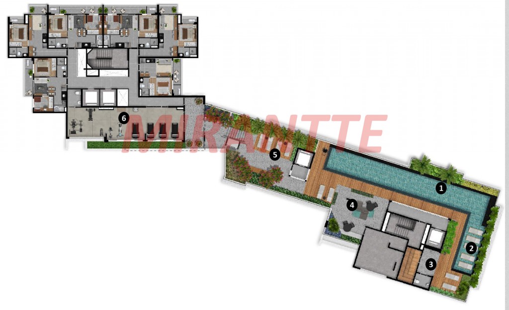 Apartamento de 27m² com 1 quarto em Higienópolis