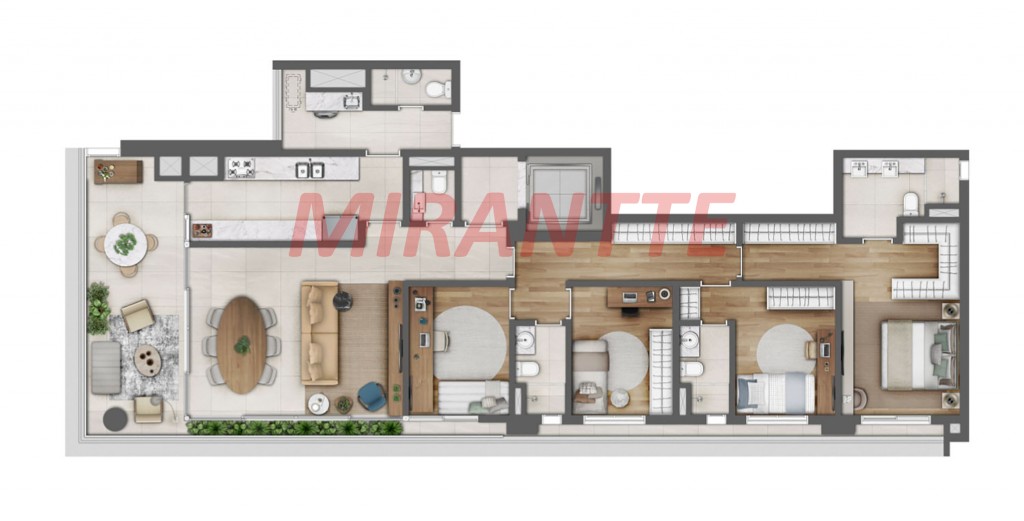 Apartamento de 165m² com 3 quartos em Vila Clementino