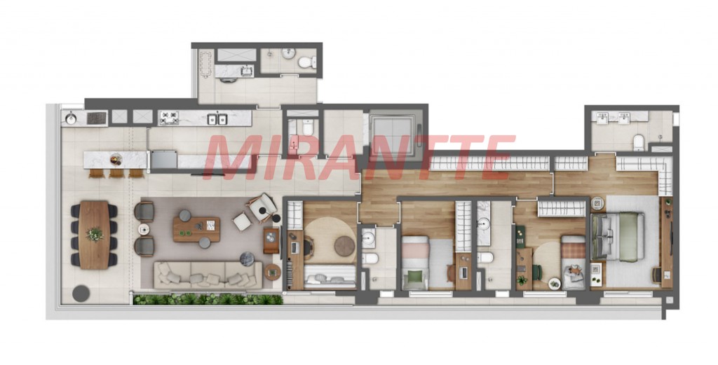 Apartamento de 165m² com 3 quartos em Vila Clementino