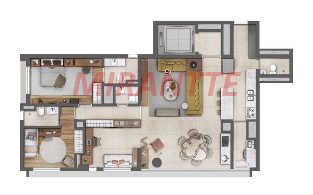 Apartamento de 165m² com 3 quartos em Vila Clementino